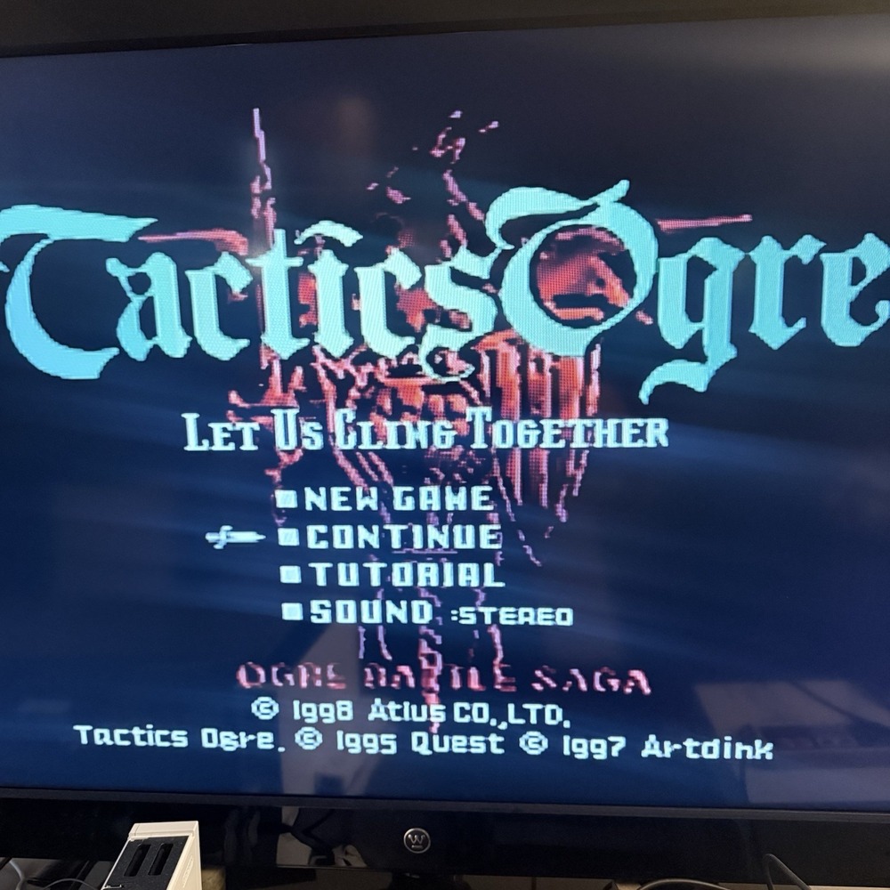 Tactics Ogre (PS1) 1997 Atlus SRPG Game Disc Only Authentic Tested See Pictures - Picture 2 of 14